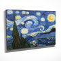 Wallity Lienzo Decorativo La noche estrellada de Vincent van Gogh 30 x 40 cm